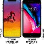 iPhoneXS MAXとiPhone8 Plus画面の大きさはどれ位違う？サイズ比較！どっちを買うべき？